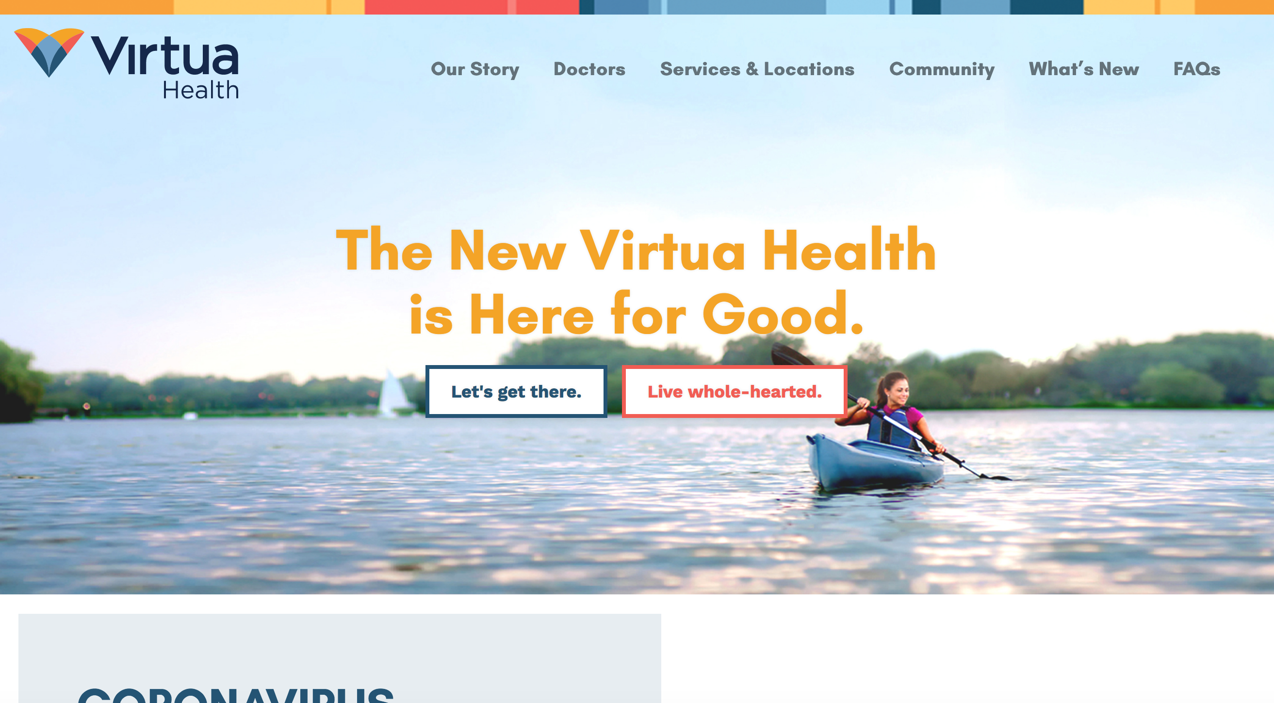 Virtua Health's Website